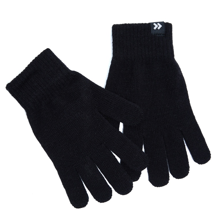 Fine-knit gloves 2-pack "Magic" Black